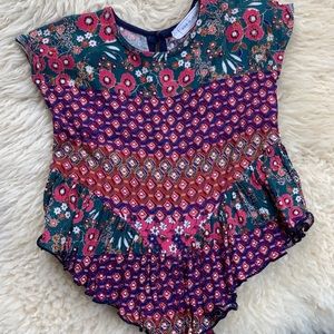 Ode to Jeune Plum Daisy Lynch Top